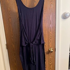 Chic Navy Sleeveless Dress